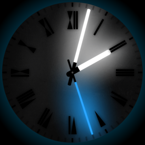 Dark Metal Saber Watch Face